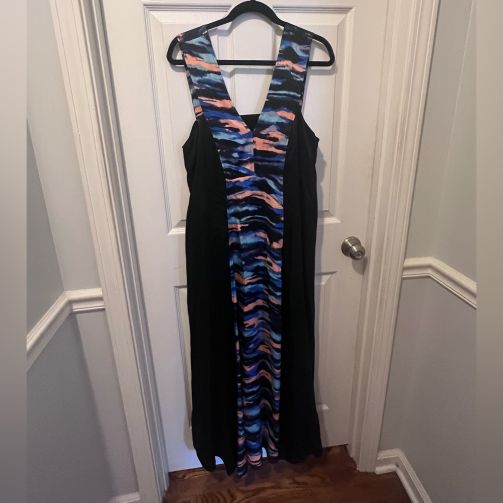 ANTHROPOLOGIE Maeve Maxi Dress with colored paneling